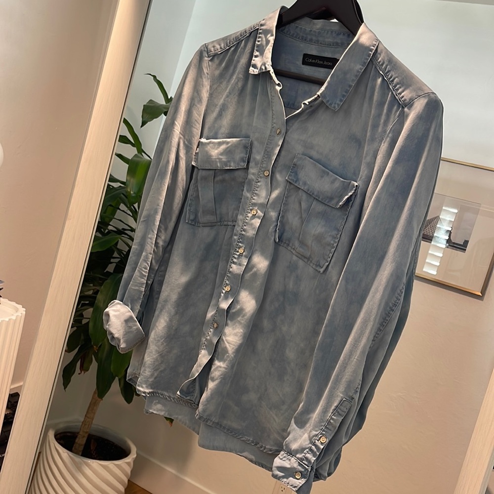 Jean button down Calvin Klein